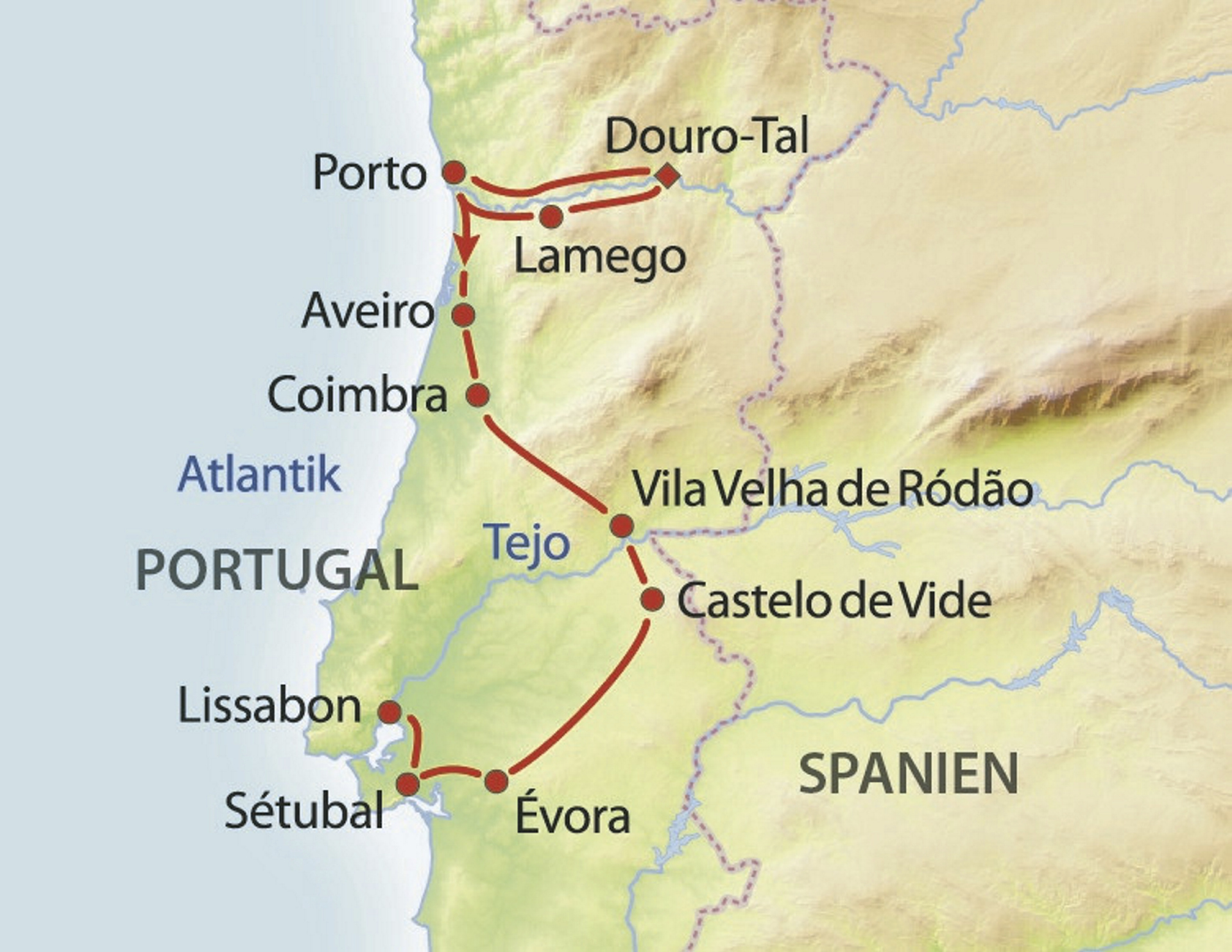 Buntes Portugal Mit Dem Mietwagen Durch Taler Und Berge Karawane