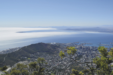 Blick vom Tafelberg auf Kapstadt, ©Karawane