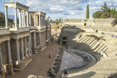 Spanien - Merida - römisches Theater, ©Miguel Bañuls Benavent auf Pixabay