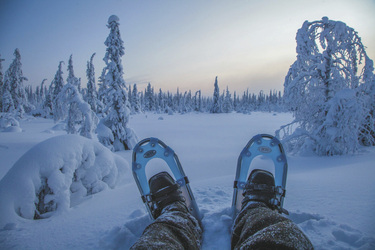 Schneeschuhwanderung, ©Harrriniva
