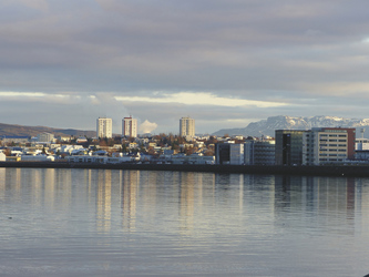 Blick auf Reykjavik - ©Angela Rieger, ©Karawane