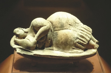 Liegende Priesterin, Hypogäum, ©Petra Härtl