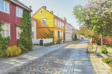 Trondheim Altstadt , ©Jelena Safronova/Shutterstock