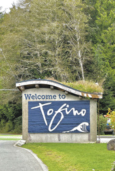 Tofino Schild, ©Karawane