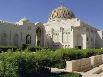 Sultan Qaboos Moschee in Muscat