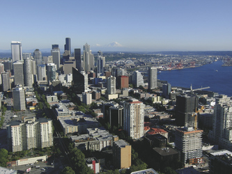 Blick auf Seattle, ©Karawane